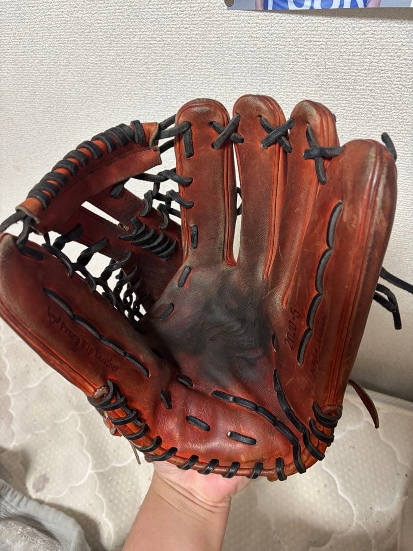 Mizuno プロ　右投げ 外野用グローブ硬式用HAGA JAPAN