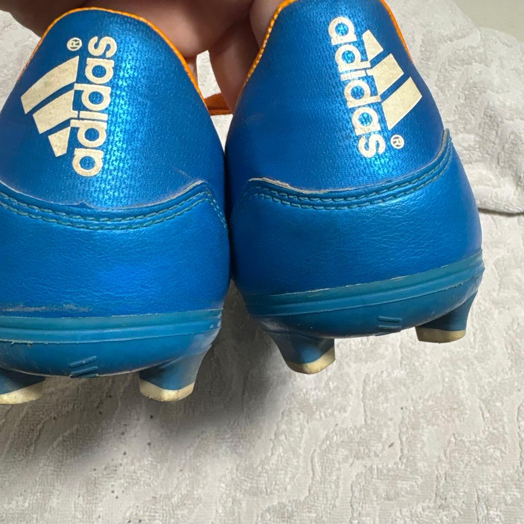 adidas f10 R7 サッカーシューズ スパイク 青/オレンジ
