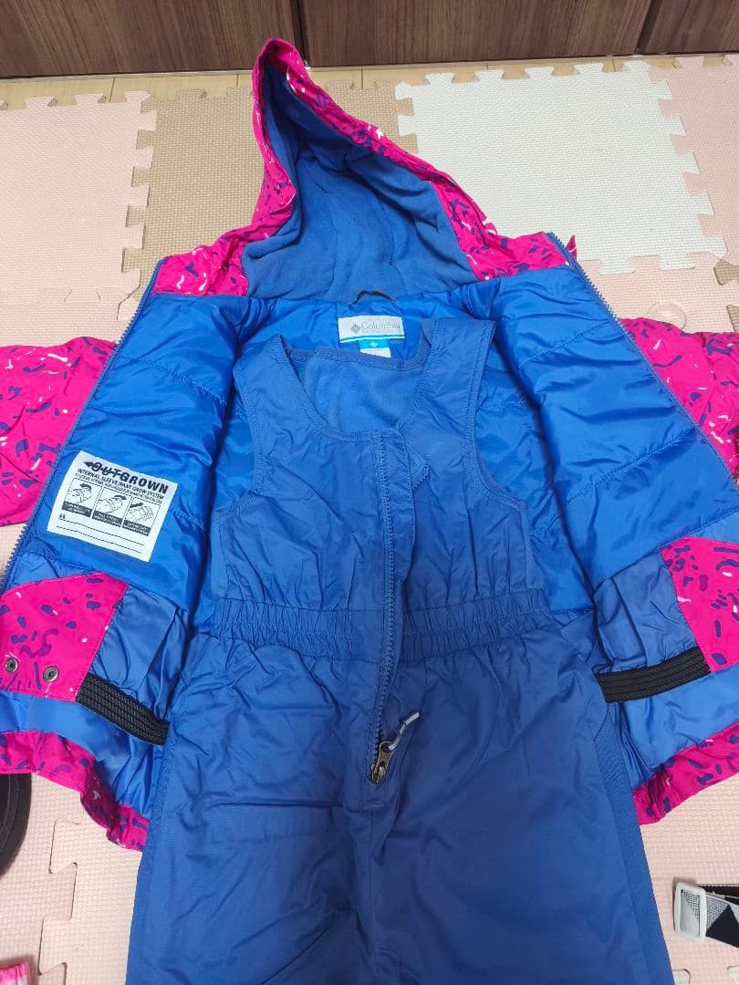 キッズ雪遊び5点セット コロンビア スキーウェア·他 XXS 110cm