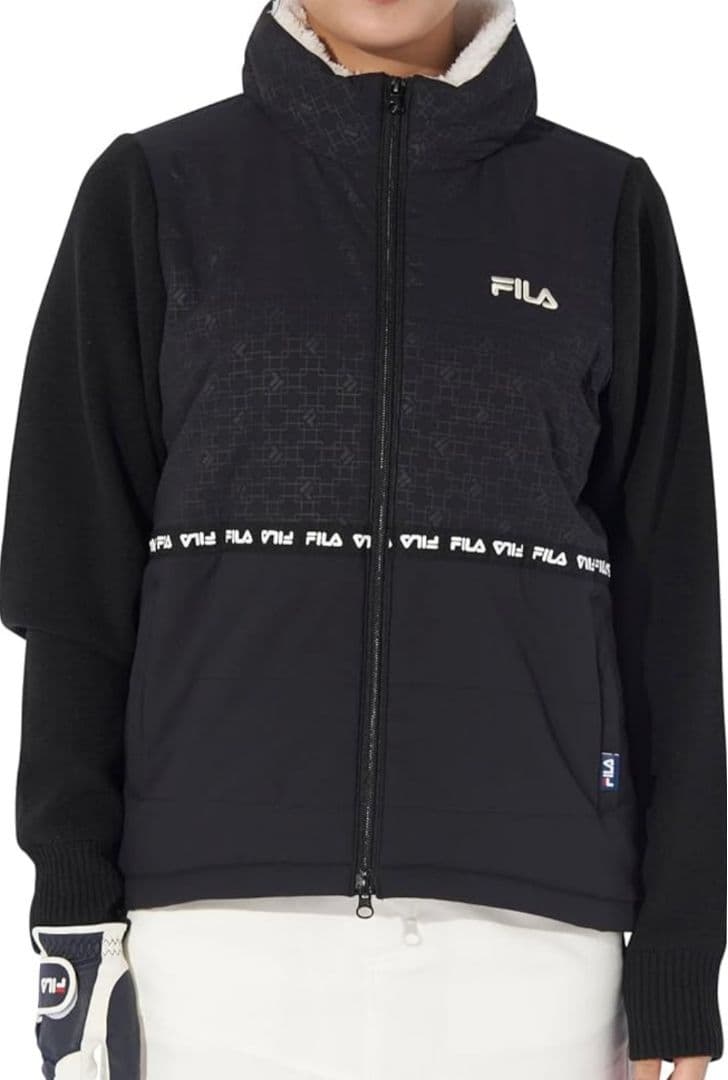 新品 フィラ 中綿ブルゾン アウター ジャケット ゴルフウェア レディース M