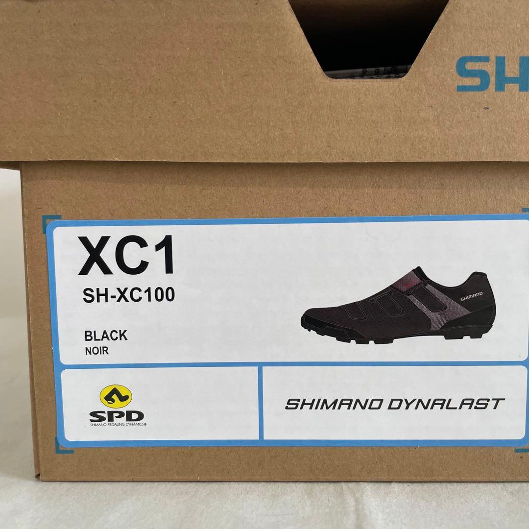 【美品】シマノSHIMANO サイクリングシューズ XC100 SPD 2021