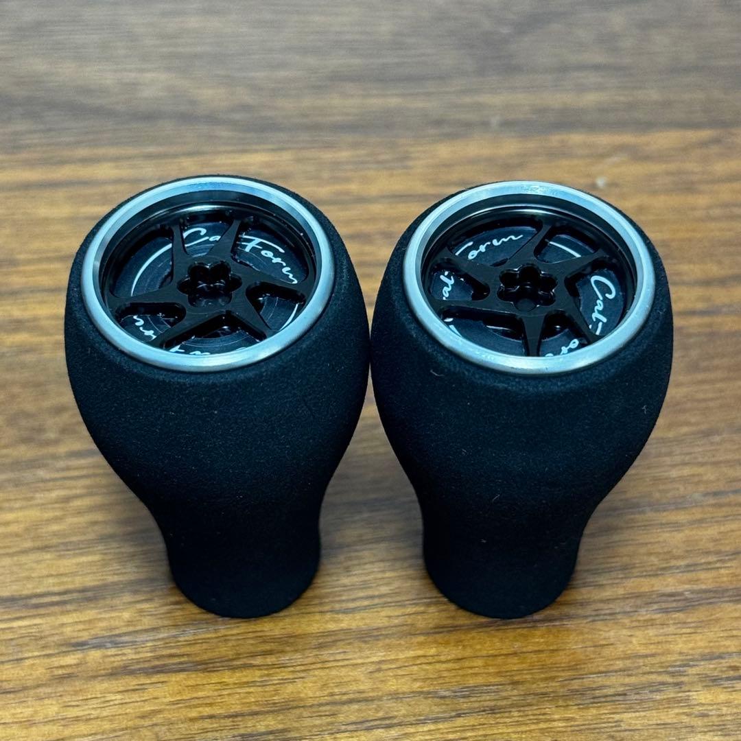 美品　DRT カルフォーム　シルバーリム　EVAノブファットブラック　2個セット