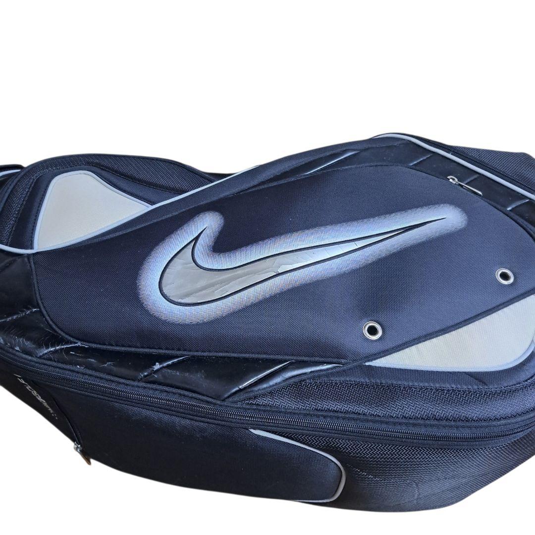 NIKE GOLF キャディバッグ ネイビー 軽量 ゴルフバッグ フード付きレア