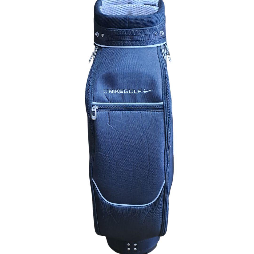 NIKE GOLF キャディバッグ ネイビー 軽量 ゴルフバッグ フード付きレア