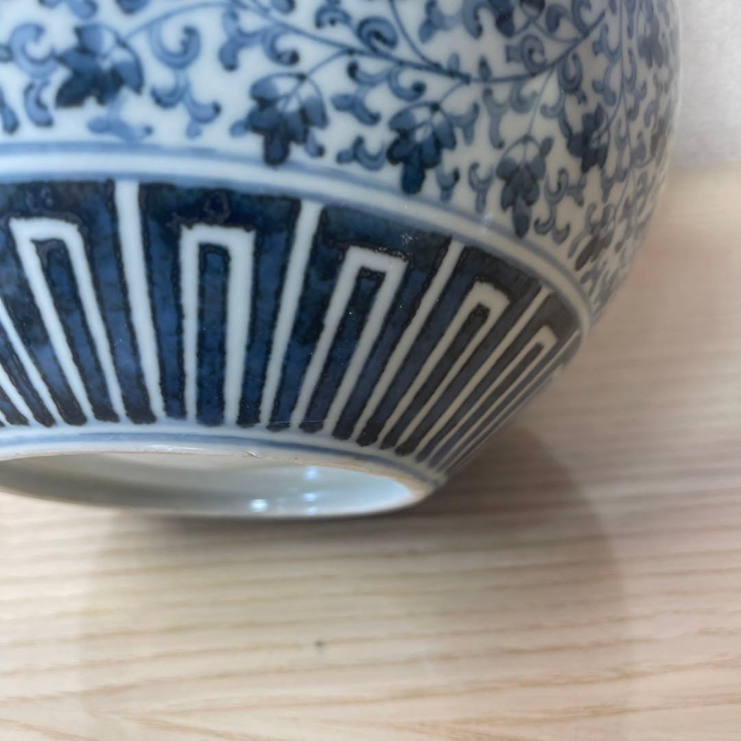 時代染付花瓶