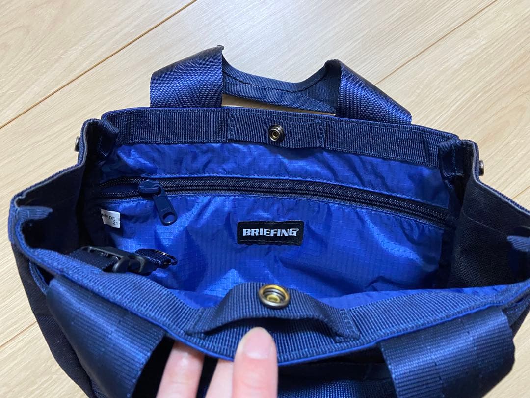 BRIEFING ネイビー トートバッグ　ゴルフ ラウンドバッグ