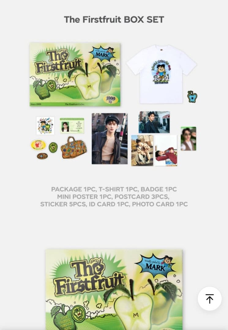 アイドル NCT 127 THE FIRSTFRUIT BOX SET