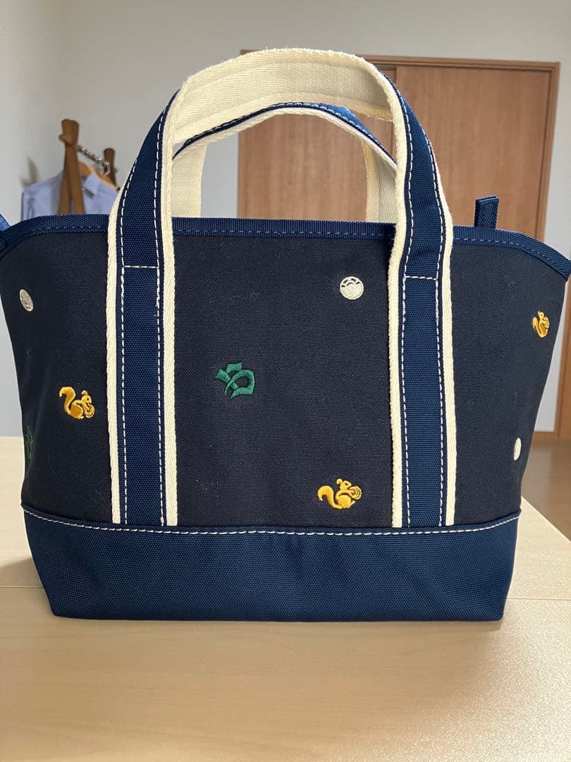 BEAMS GOLF C.C. 刺繍 カートバッグ ネイビー