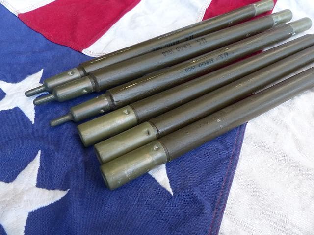 1968” 米軍実物 ナム戦 デッド!　テントポール　6本セット 軍幕 281