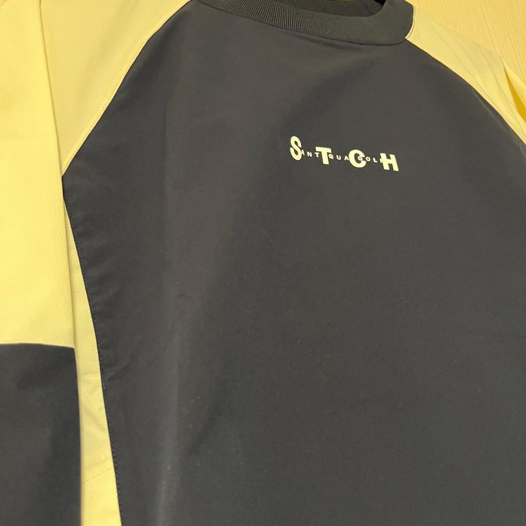 ANTIQUA GOLF×STCH 配色プルオーバー セットアップ ゴルフ 上下