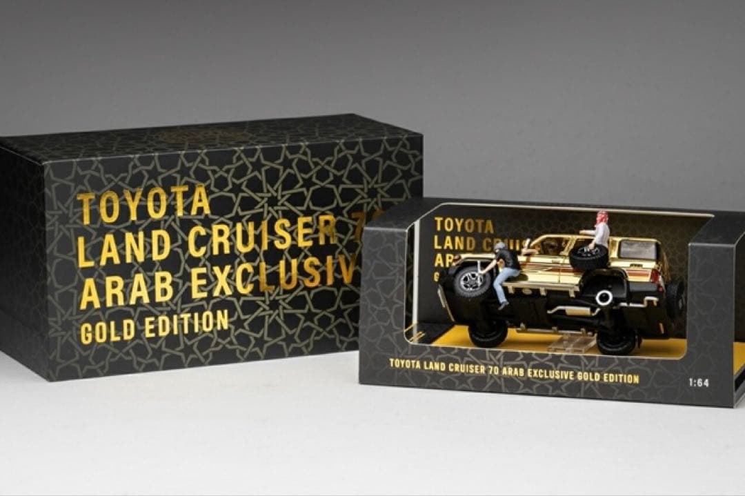 ランドクルーザー 70 アラブ仕様　特注品　ランクル70ミニカー1/64