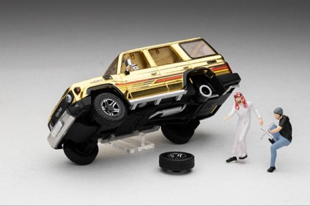 ランドクルーザー 70 アラブ仕様　特注品　ランクル70ミニカー1/64