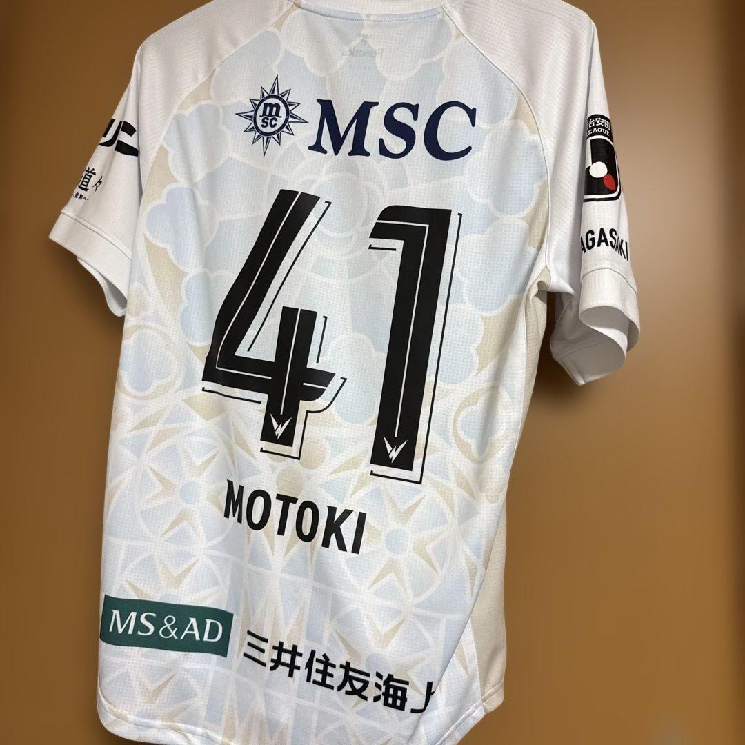 V・ファーレン長崎 41長谷川元希 2026百年構想リーグ2ndユニフォーム