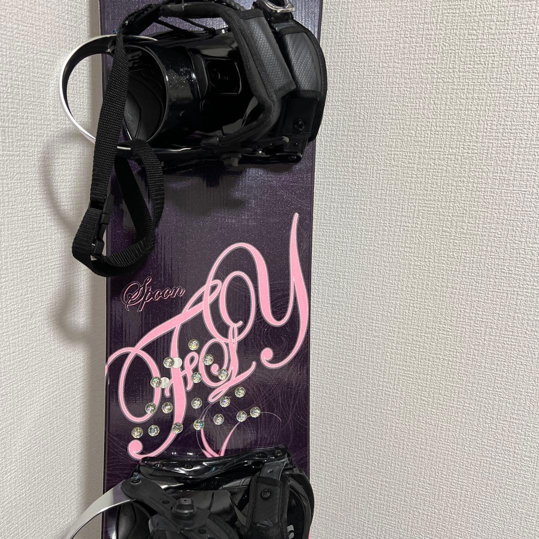 ◆美品◆spoon fly 137 ビンディング セット スノーボード