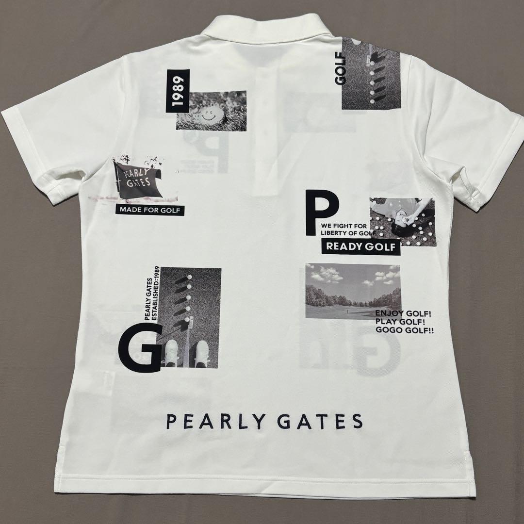 パーリーゲイツPEARLY GATES グラフィックプリントポロシャツ 6
