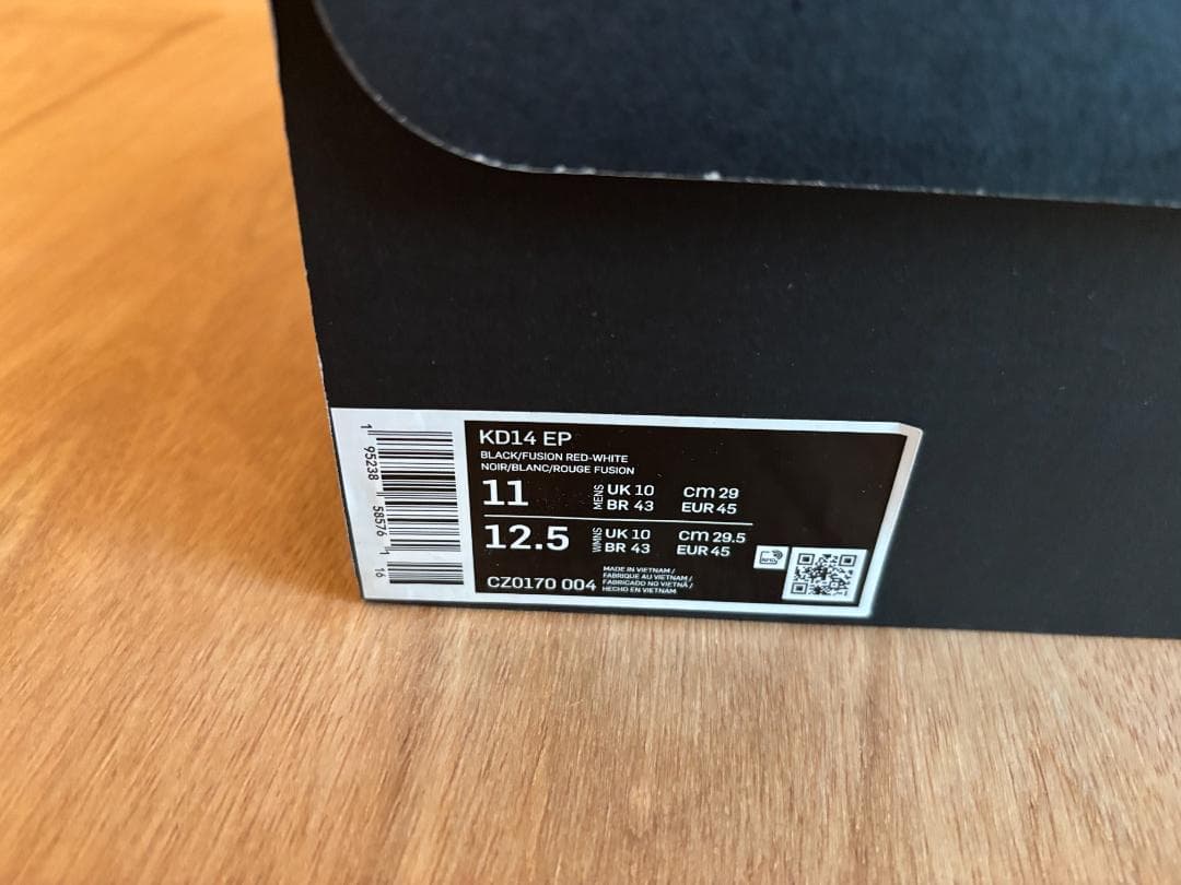 【たくけん 】■NIKE■KD14■29.0cm■新品・未使用