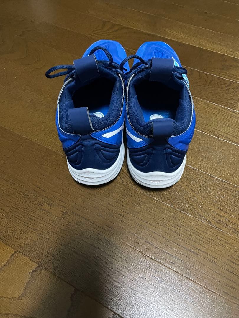 Mizuno ウェーブモーメンタム、バレーボールシューズ 青