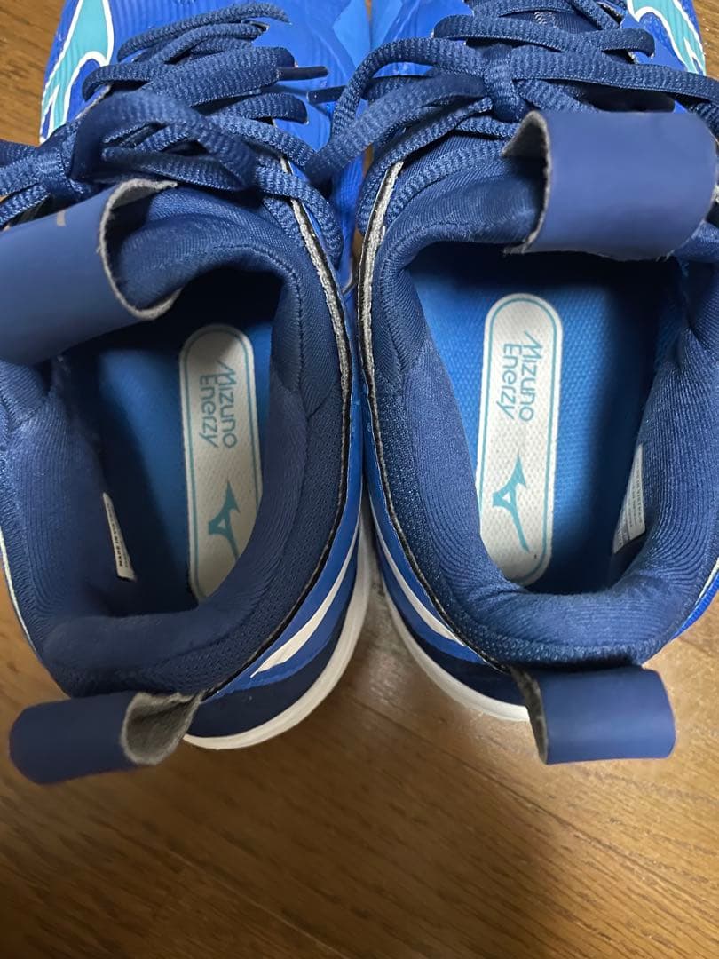 Mizuno ウェーブモーメンタム、バレーボールシューズ 青