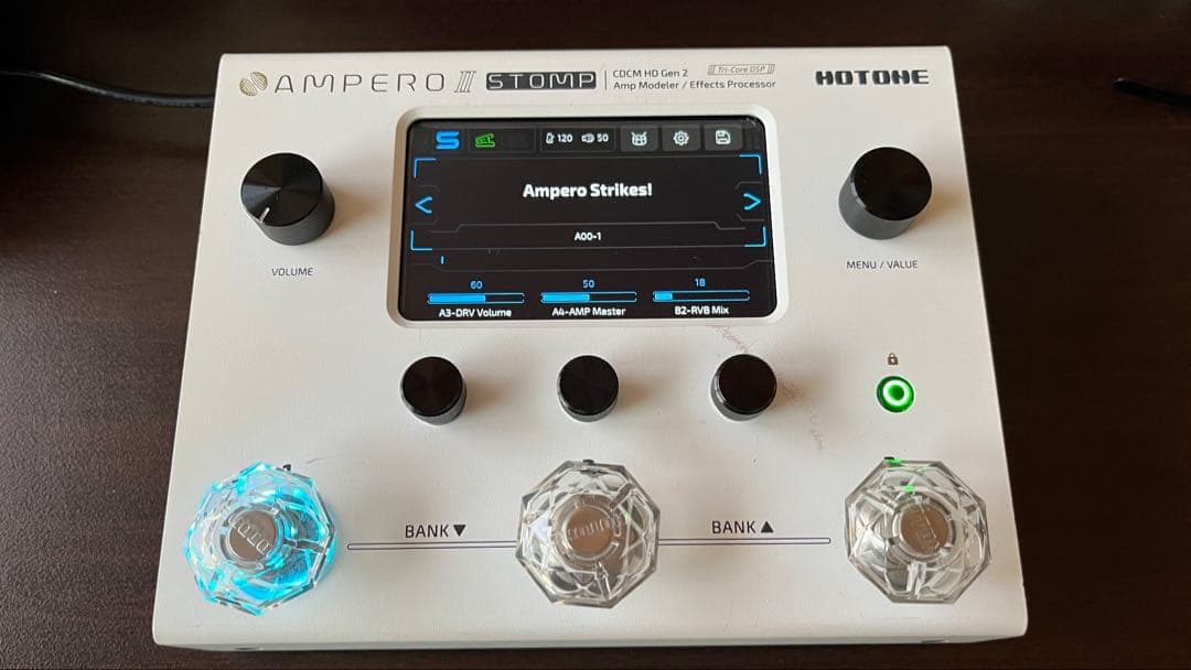 HOTONE AMPRO II STOMP ampero switch付き
