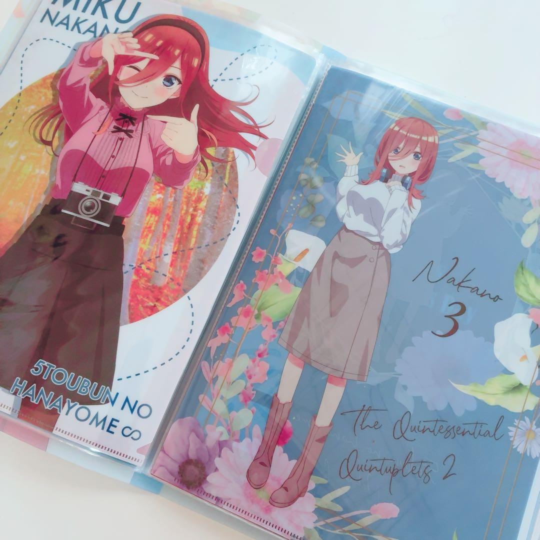 五等分の花嫁　ごと嫁　クリアファイル　まとめ売り
