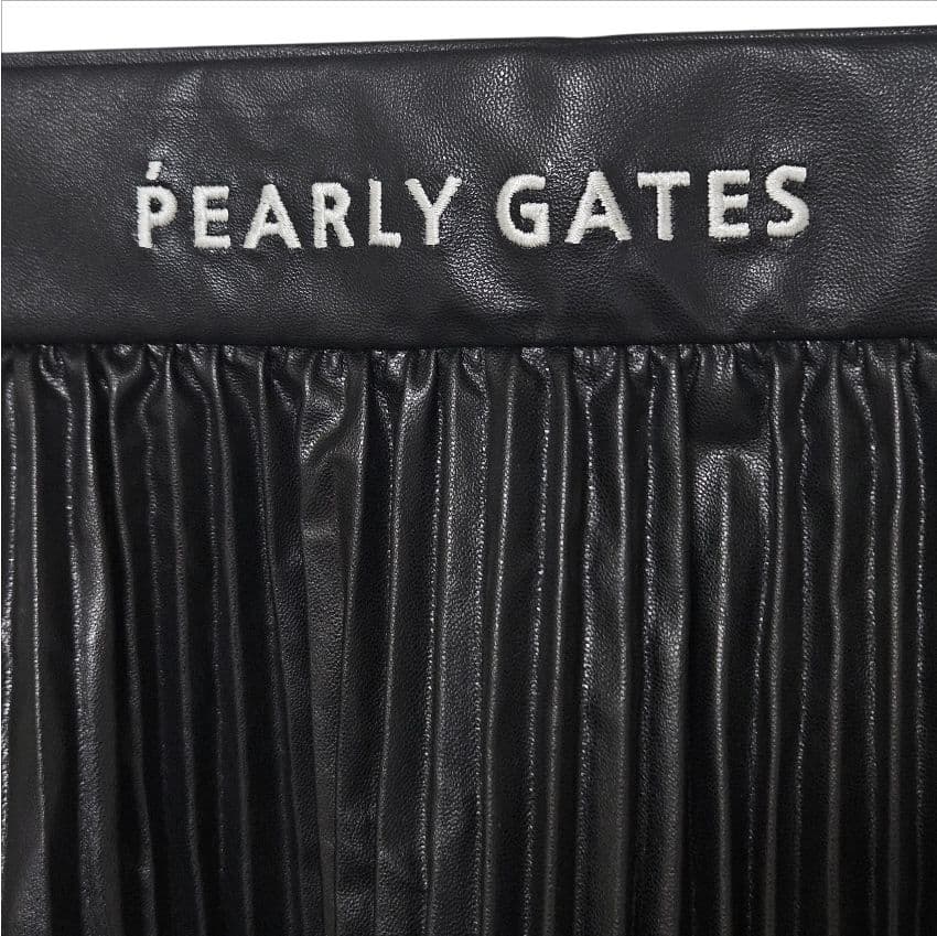 新品未使用 PEARLY GATES レディース プリーツスカート 1 ブラック