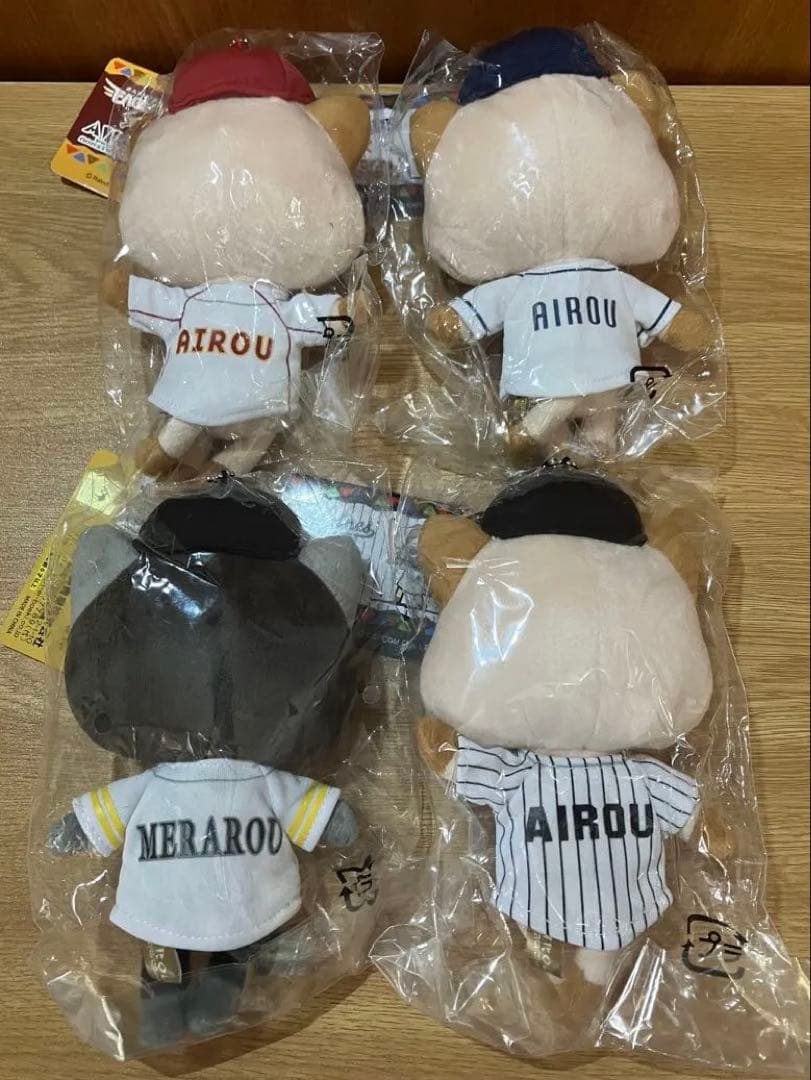 プロ野球キャラクターぬいぐるみ7体セット アイルー&メラルーモンハンコラボ