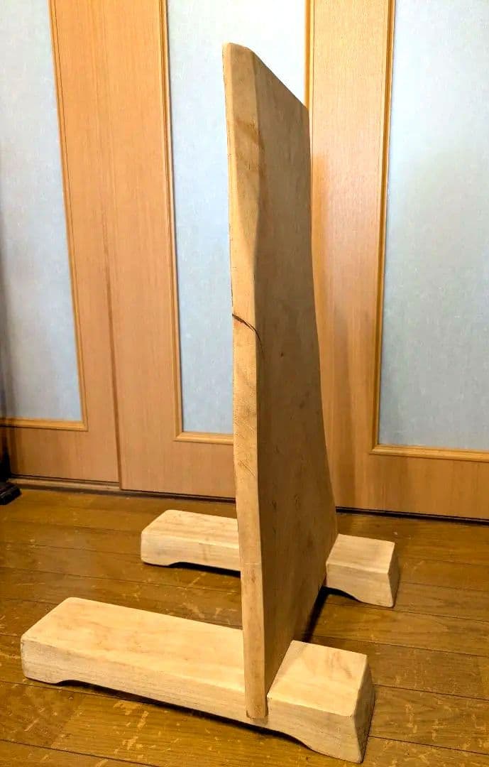 自然な木材の看板　オブジェ