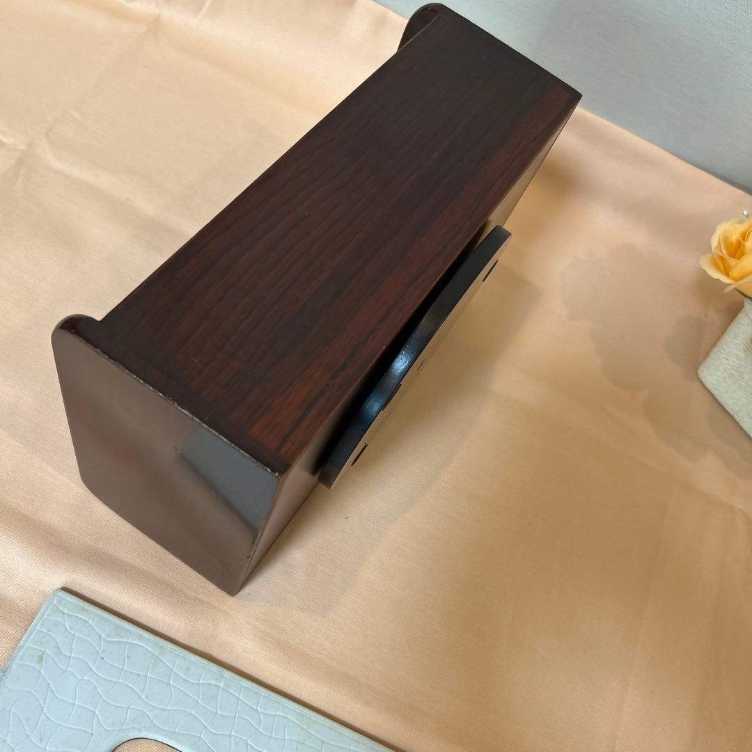 木製ティッシュボックス 花柄 鳥柄