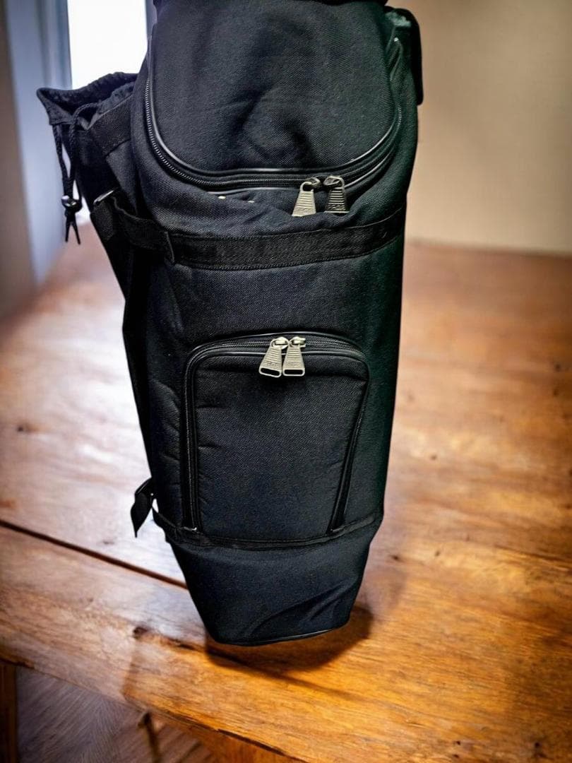 送料無料/美品　PRGR SEVEN POCKETS ブラック ゴルフバッグ