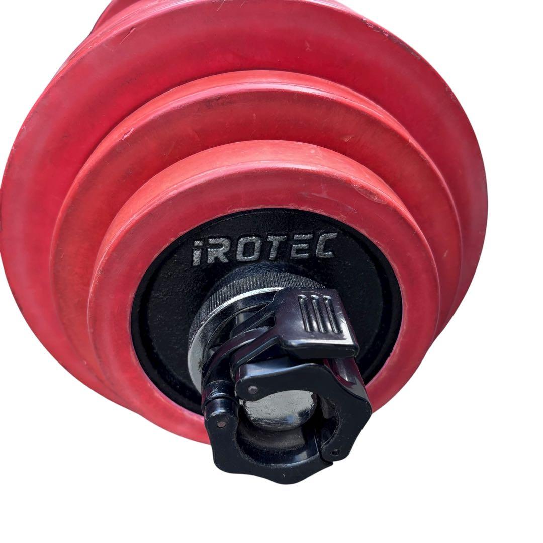 iROTEC 調整可能ダンベルセット 30kg ラバー付き