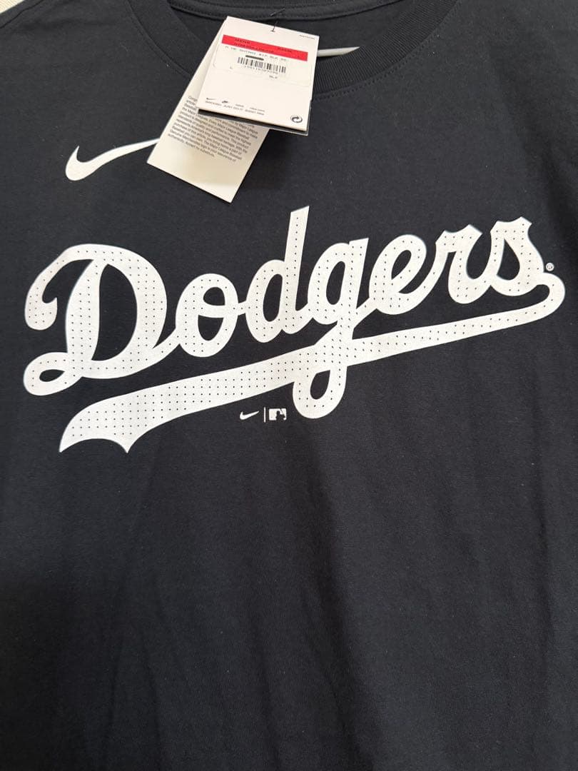 タグ付き 大谷翔平 ohtani 17 Dodgers ドジャース ユニ L 黒