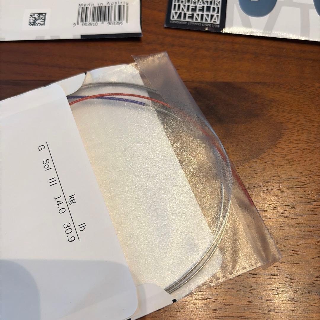 新品チェロ弦DGC線PeterInfeld(ペーターインフェルト)