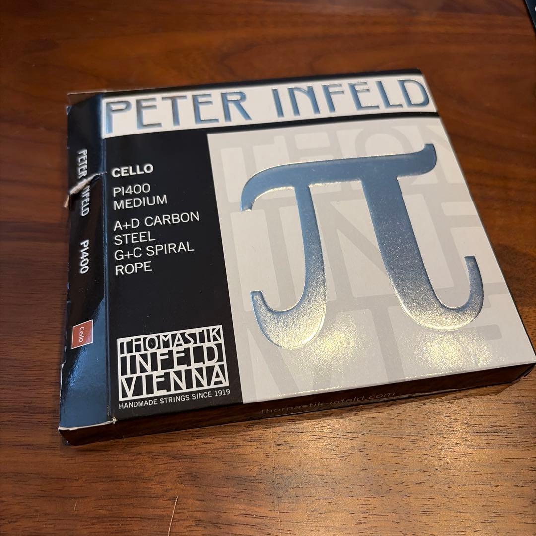 新品チェロ弦DGC線PeterInfeld(ペーターインフェルト)