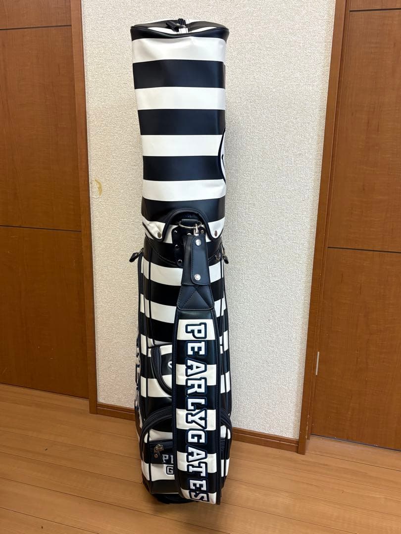 【最終価格！早い者勝ち】パーリーゲイツ　ストライプキャディーバック