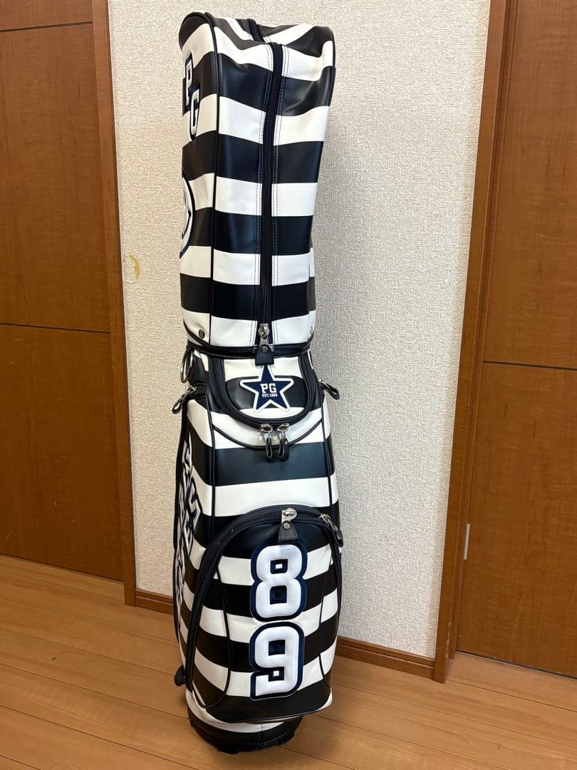 【最終価格！早い者勝ち】パーリーゲイツ　ストライプキャディーバック