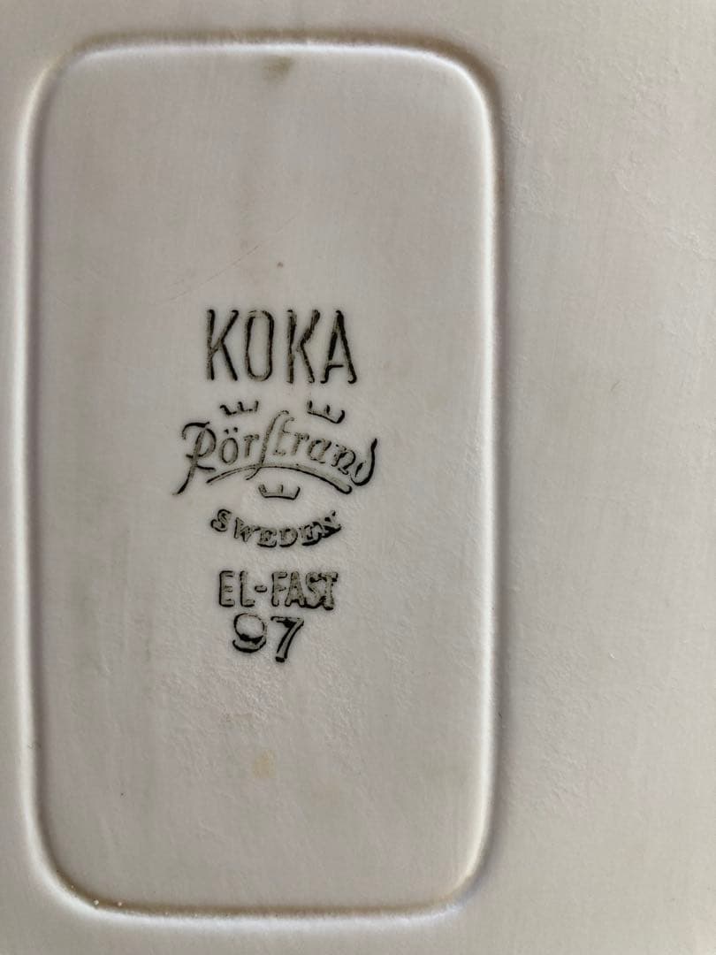 KOKA大きなプレート美品