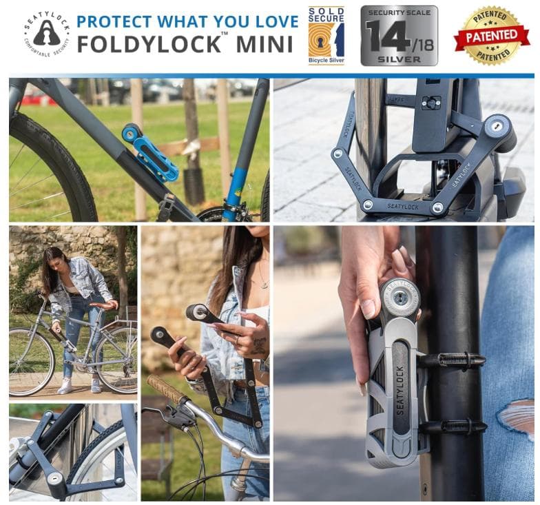 SEATYLOCK FOLDYLOCK MINI ダークグレー　自転車ロック