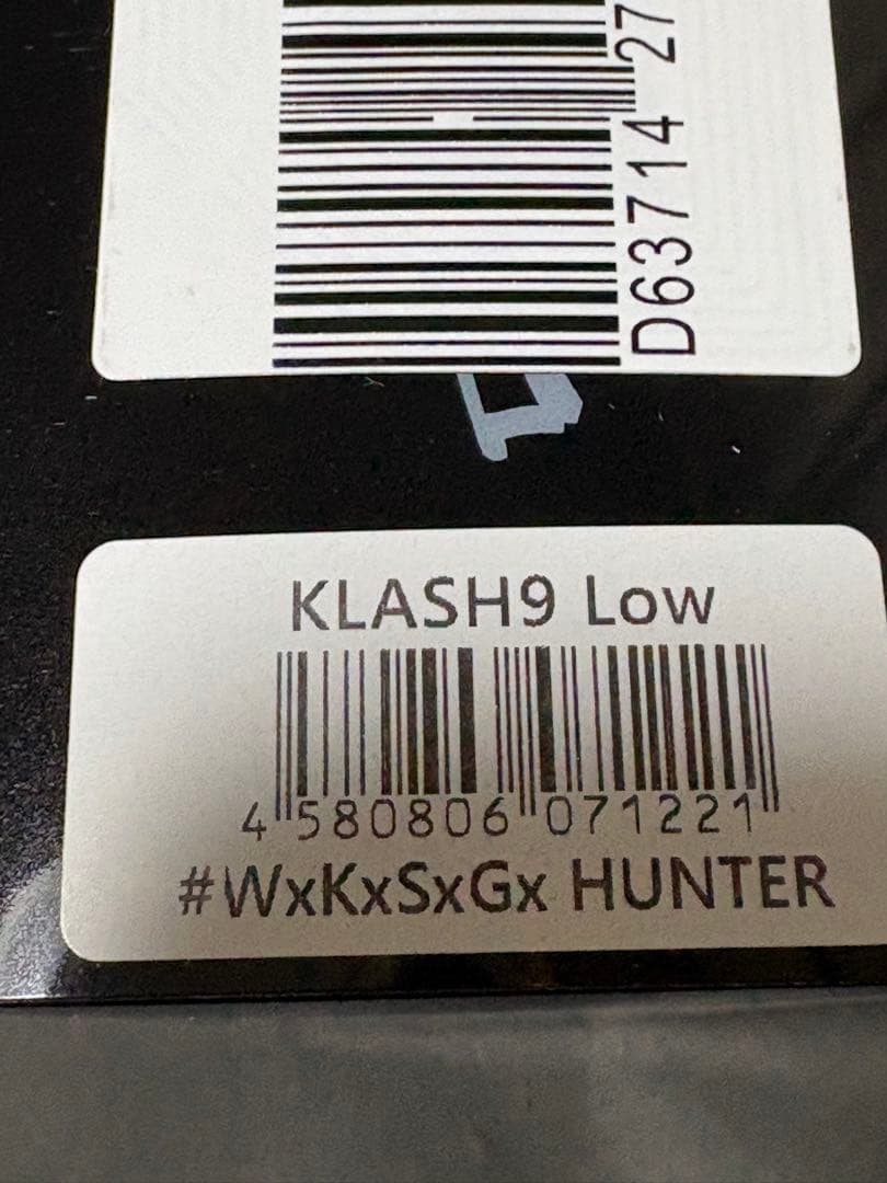 DRT KLASH9 Low 新色Wx KxSxGx HUNTER 新品未使用