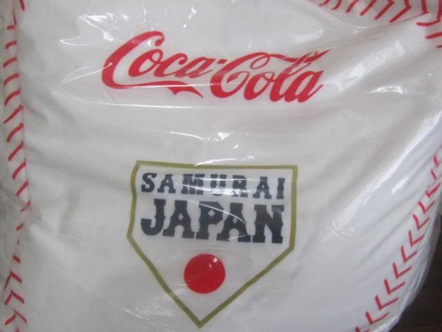 コカ・コーラ★ＷＢＣ★当選品★ビーズクッション★SAMURAI JAPAN★新品