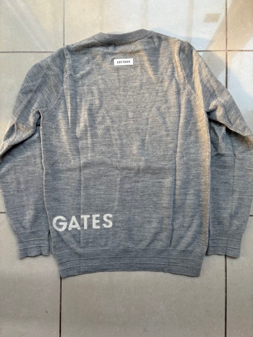 PEARLY GATES パーリーゲイツ長袖セーター グレー サイズ0