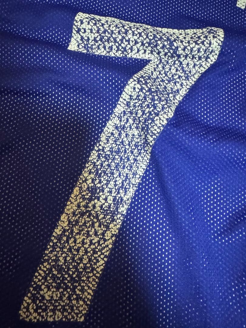 NAKATA 7番 青色 サッカーシャツ