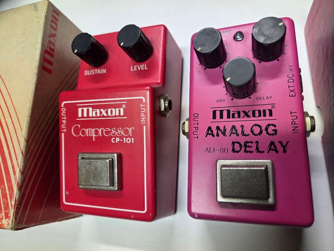 Maxon CP-101 コンプレッサー & AD-80 アナログディレイ