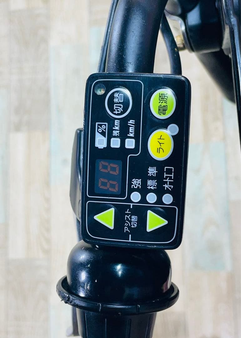 K2018 電動自転車ヤマハ子供乗せ 20インチ 8.7Ah ブラウン