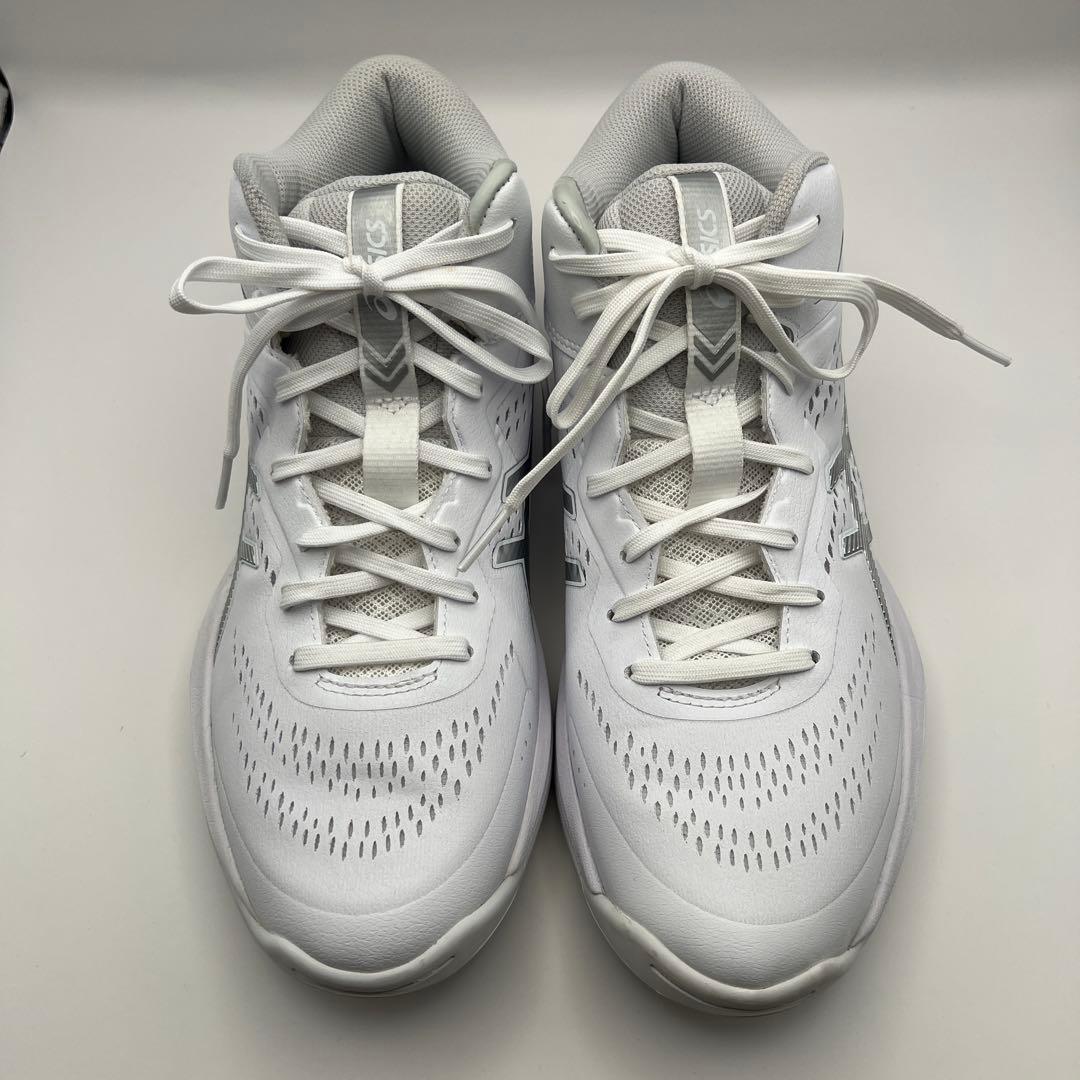 【極美品】asics ゲルフープV15 narrowホワイト 26.0㎝