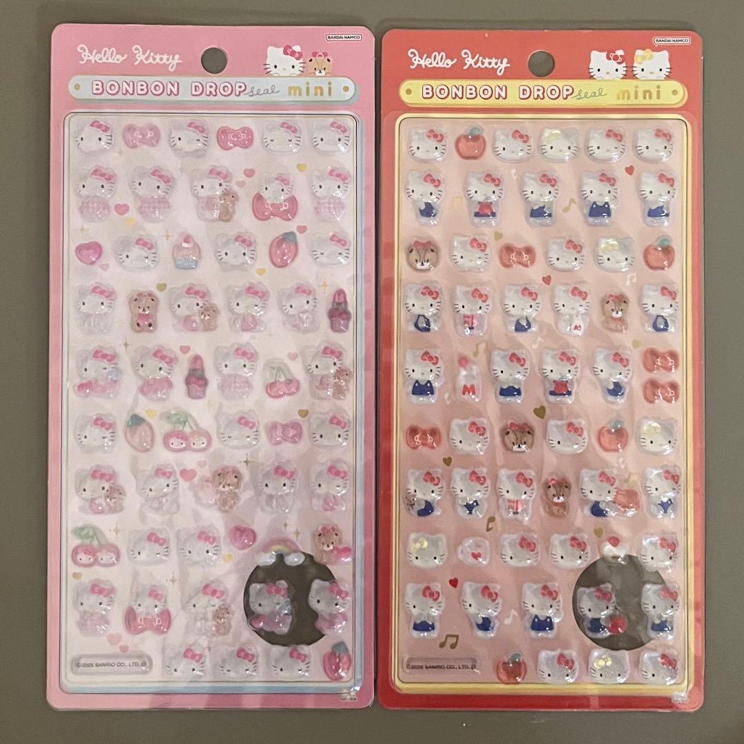 正規品 ボンボンドロップシールミニ サンリオ 全8種 コンプリートセット