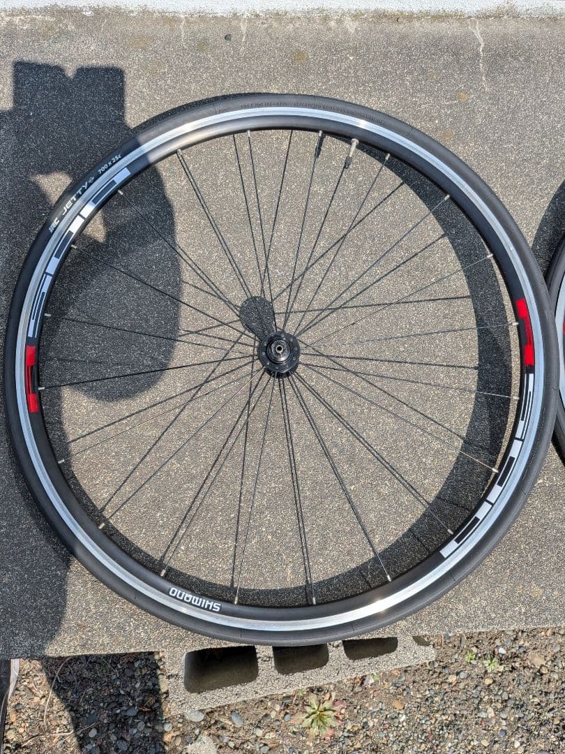 超美品シマノR500ホイール前後とタイヤ700✕25Cセット　手渡し限定