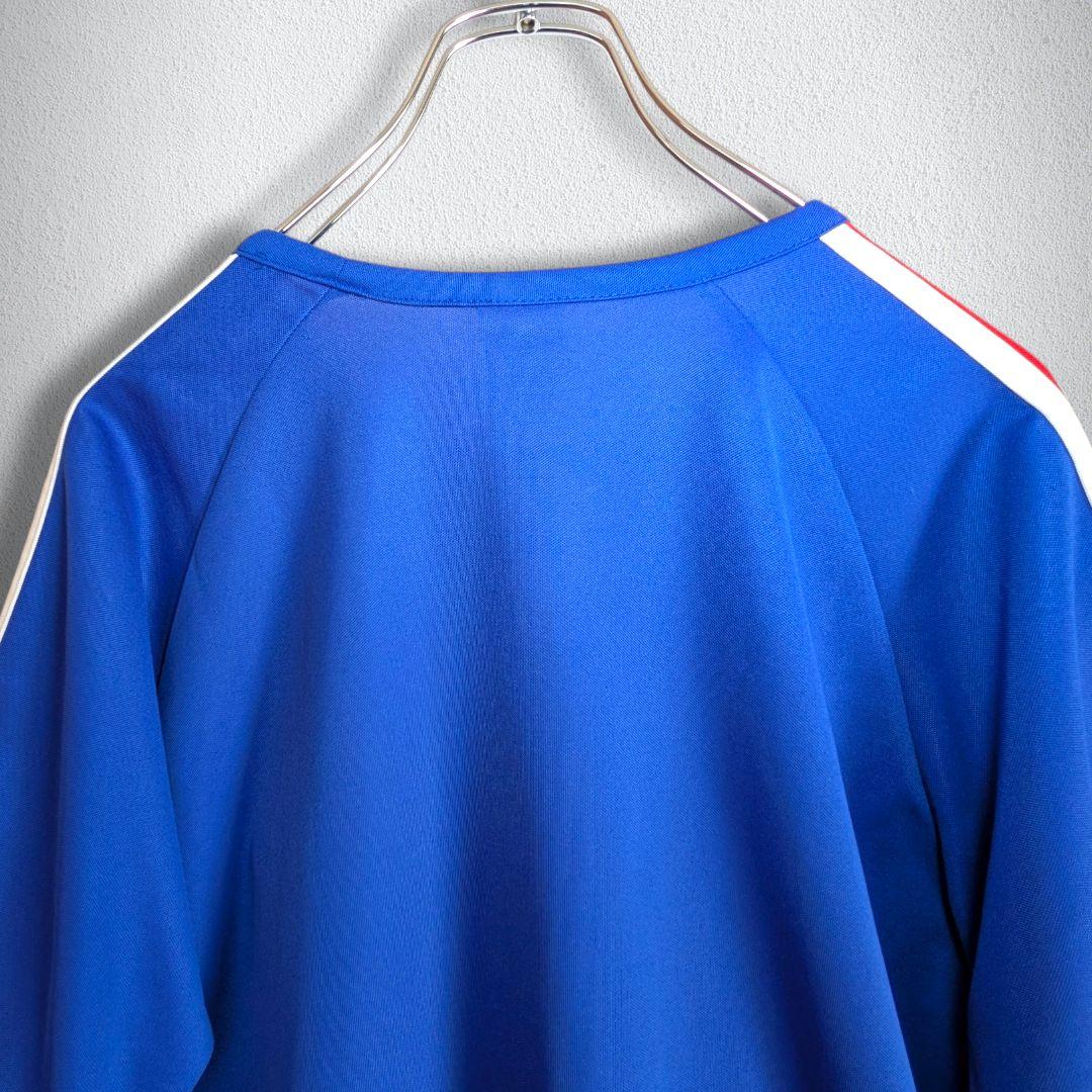 古着　サッカー　フランス代表　アディダス　トリコロール　メンズ　XLサイズ
