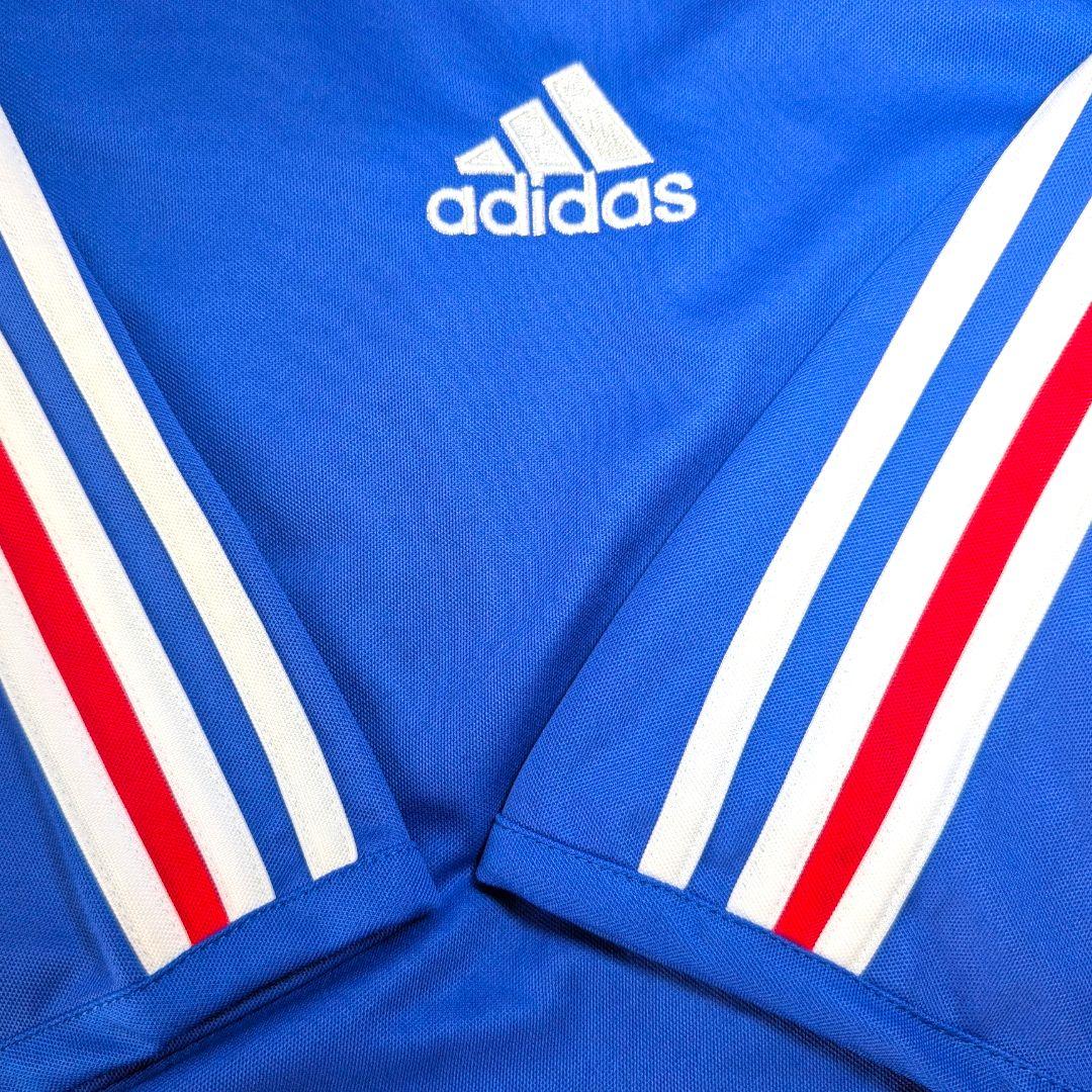 古着　サッカー　フランス代表　アディダス　トリコロール　メンズ　XLサイズ
