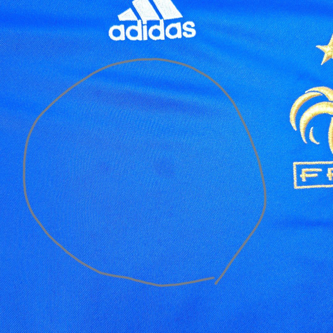 古着　サッカー　フランス代表　アディダス　トリコロール　メンズ　XLサイズ