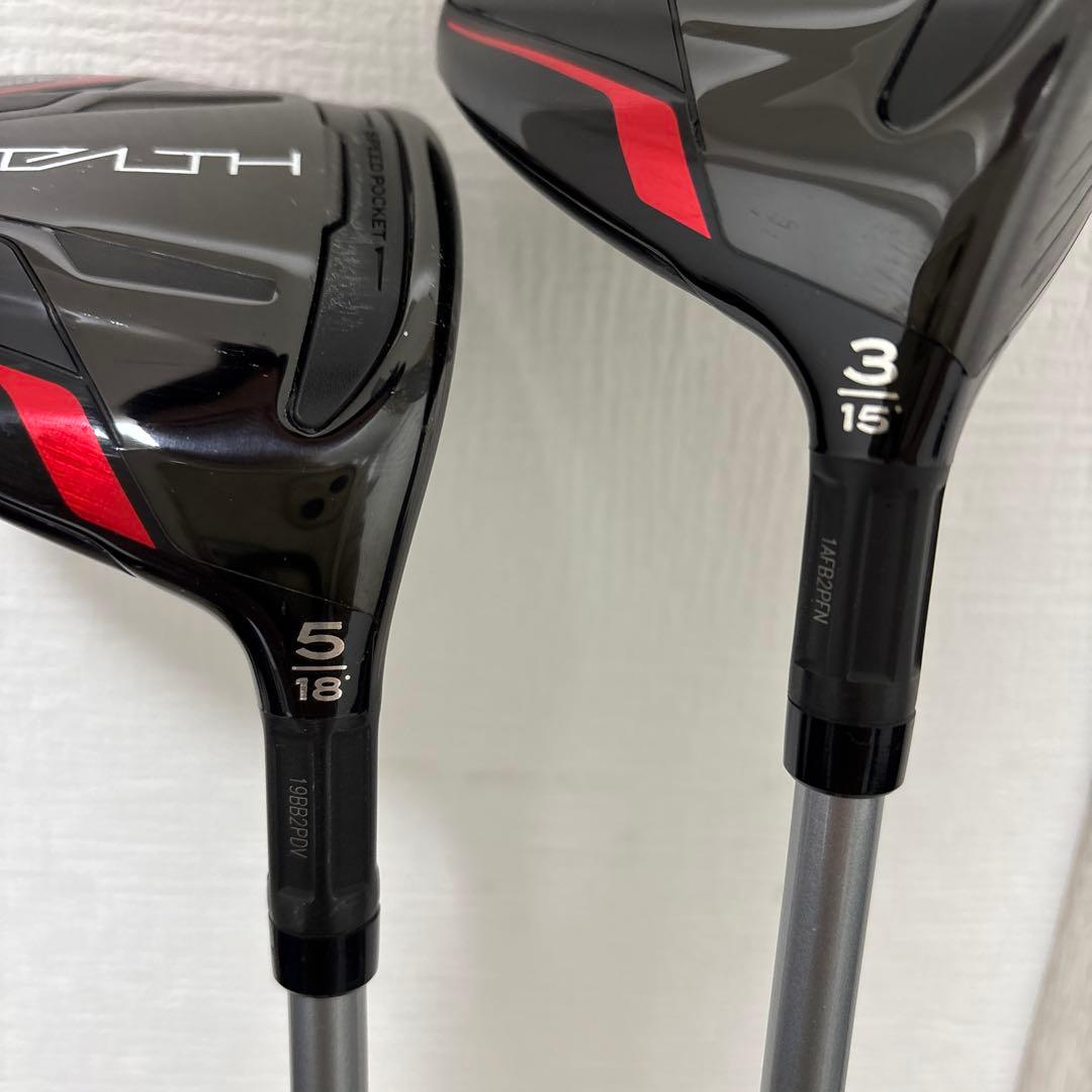Taylormade stealth フェアウェイウッド3Wと5Wセット